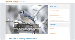 Desktop Screenshot of feedingthebirds.com